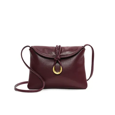 Top Sheepskin Commuter Portable Leather Shoulder Bag